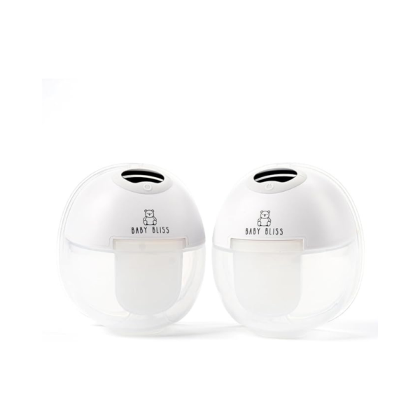 Baby Bliss S39 Pro Wearable Breast Pump – Hands-Free & Discreet – 12 Suction Levels, Multi-Modes, Smart Digital Display – Includes 2 Wireless Pumps with 24mm Flanges & Inserts (17mm, 19mm, 21mm)