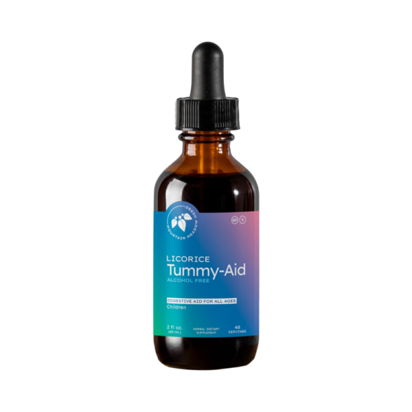 Mountain Meadow Herbs Licorice Tummy Aid – Natural Infant Gas Relief Drops – Colic & Upset Stomach Support – Alcohol-Free, Herbal Formula for Babies & Newborns – 2 oz