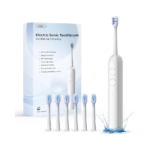 Electric Toothbrush – Oscillation & Vibration Sonic Toothbrush for Adults with 6 Brush Heads, 48,000 VPM Motor, 4 Cleaning Modes & 2-Minute Smart Timer