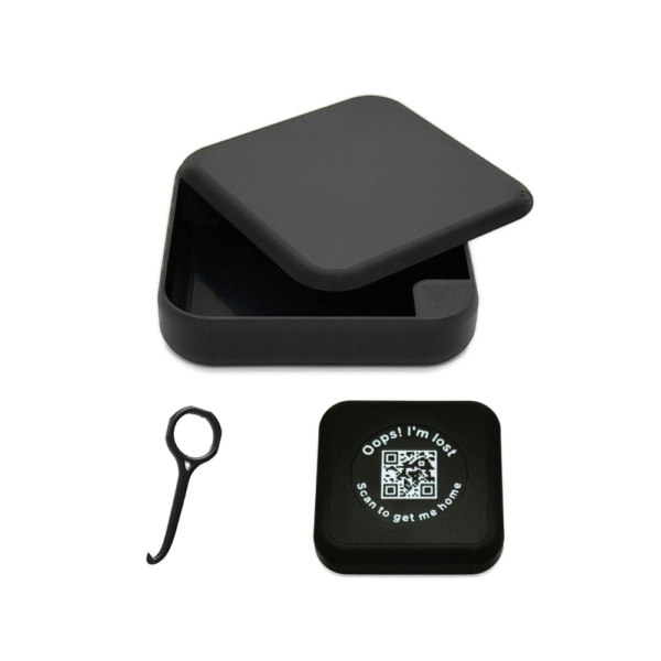 Kasse Invisalign Case by TÜL – Modern Aligner & Retainer Case with QR Code Recovery | Magnetic Twist Open | 3D Printed in USA | Secure Travel Design + Invisalign Remover Tool