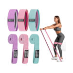 Resistance Bands for Working Out Set – 6 Pack Pull Up & Assistance Bands with Door Anchor for Legs, Glutes, and Full Body Training | Fabric Non-Slip Exercise Bands for Home, Gym, and Office